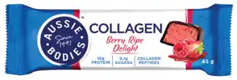 Good Price Pharmacy Aussie bodies collagen bar berry ripe delight 45g offer