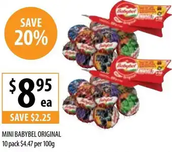 Supabarn MINI BABYBEL ORIGINAL 10 pack offer