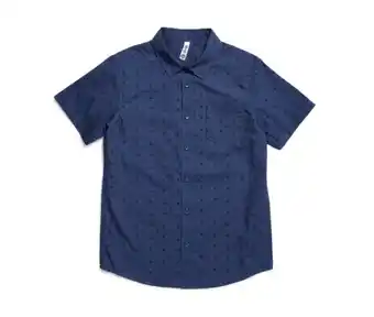 BIG W K-d kids organic cotton print shirts - blue - sizes 8-16 offer