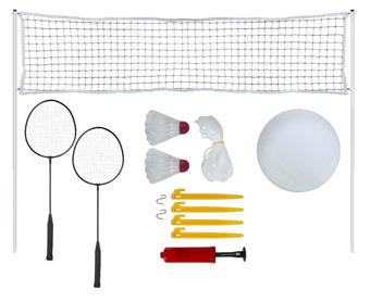 BIG W Action sports volleyball and badminton set offer