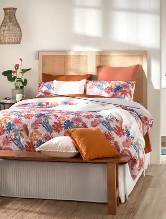 BIG W House & home echo beach pinsonic quilt cover set offer