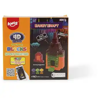 4d gummy spooky graveyard blocks 400g