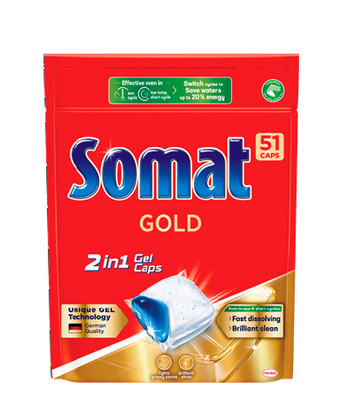 BIG W Somat 51-pack gold dishwasher tablets offer