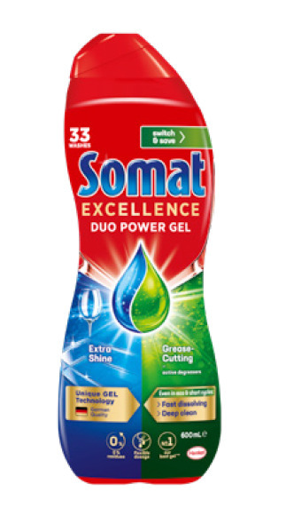BIG W Somat duo power dishwasher gel 600ml offer