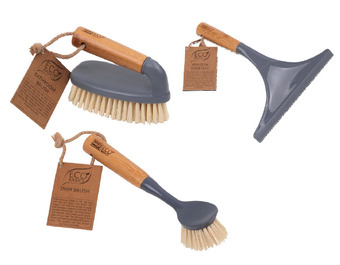 BIG W White magic eco basics dish brush, bathroom brush or window squeegee offer