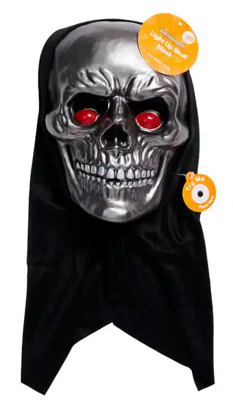 BIG W Halloween light-up mask skull offer