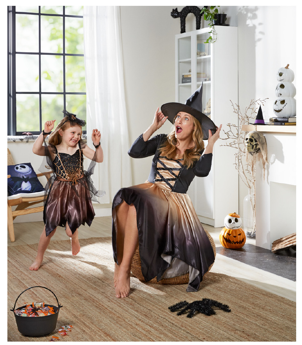 Halloween gold witch outfits offer at BIG W