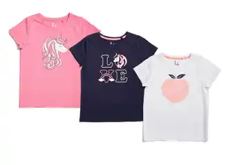 BIG W Brilliant basics girls short sleeve tees sizes 1-7 offer