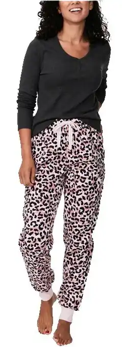 BIG W Brilliant Basics Womens Sleep Henley - Charcoal offer