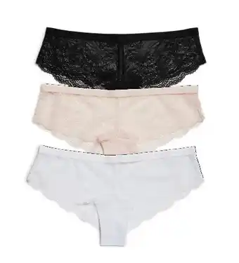 BIG W Emerson 3-Pack Lace Skimpy Briefs offer
