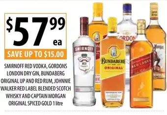 Supabarn SMIRNOFF RED VODKA offer