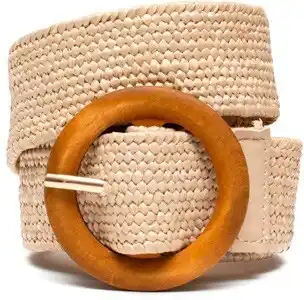 BIG W Sahara Raffia Belt - Natural offer