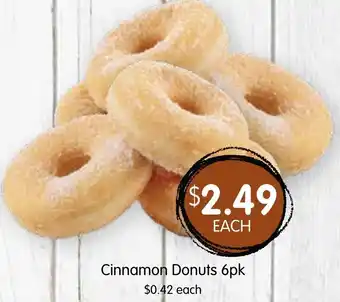 Spudshed Cinnamon Donuts 6pk offer