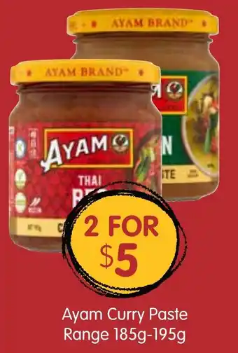 Ayam Curry Paste Range 185g-195g