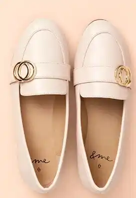 BIG W &me Buckle Loafer - Cream offer