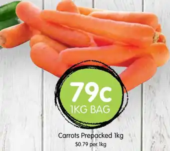Spudshed Carrots Prepacked 1kg offer