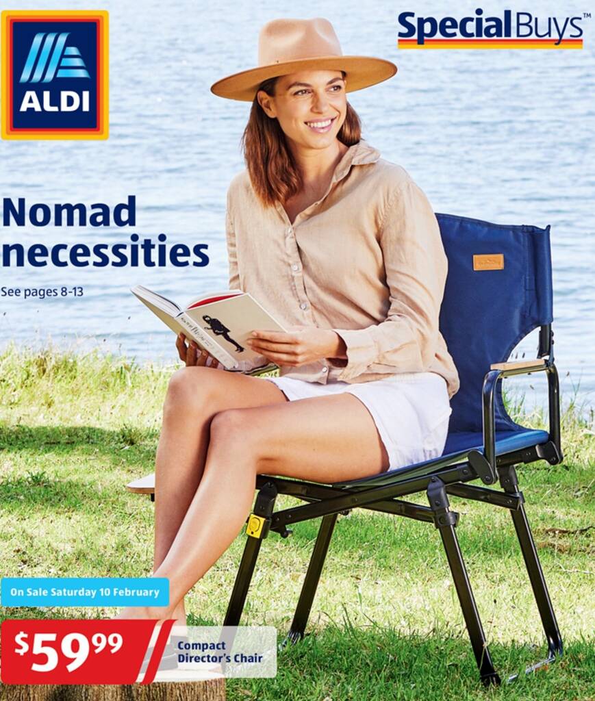 Compact Director's Chair offer at ALDI