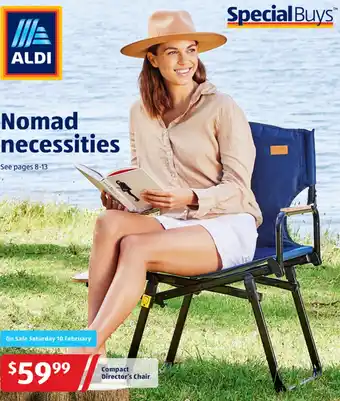 ALDI Compact Director's Chair offer