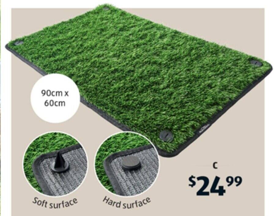 C Faux Grass Mat offer at ALDI