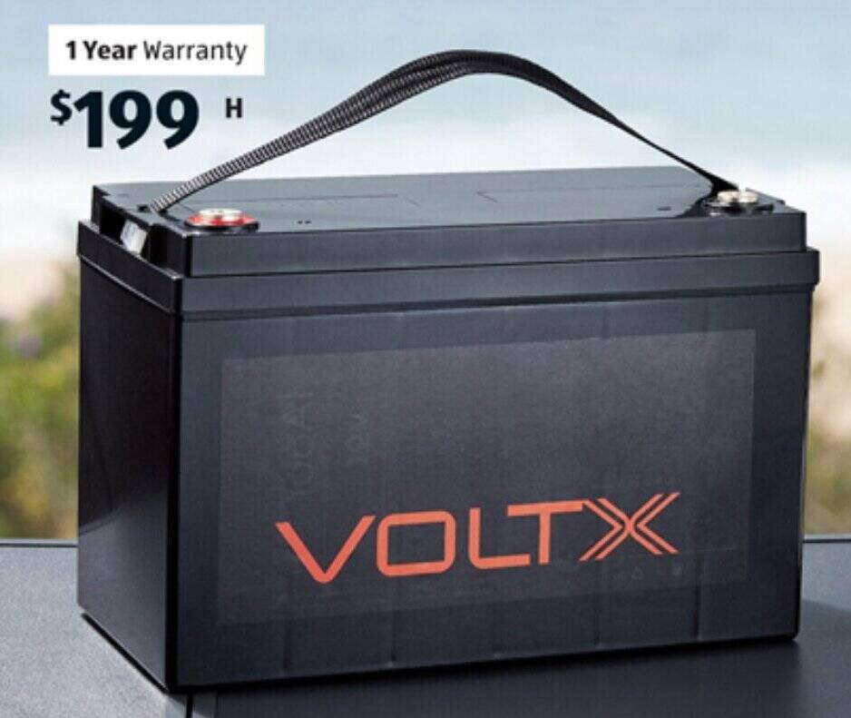 H 100Ah Deep Cycle Battery offer at ALDI