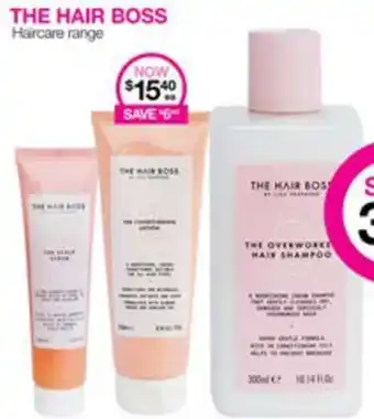 Priceline THE HAIR BOSS Haircare range offer