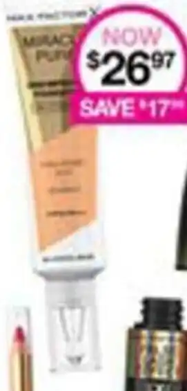 Priceline MAX FACTOR Makeup range offer