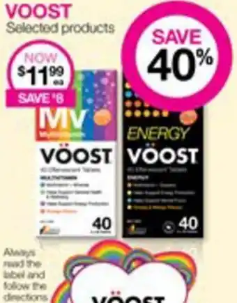 Priceline VOOST Selected products offer