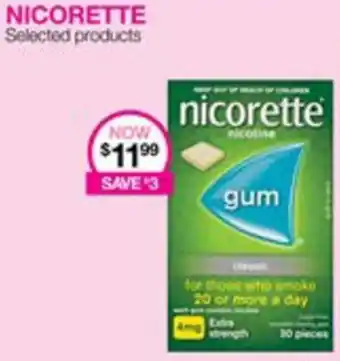 Priceline NICORETTE Selected products offer
