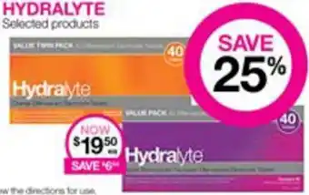 Priceline HYDRALYTE Selected products offer