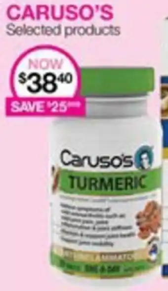 Priceline Caruso's TURMERIC offer