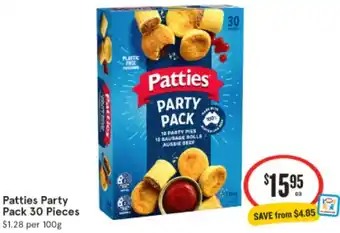 IGA Patties Party Pack 30 Pieces offer