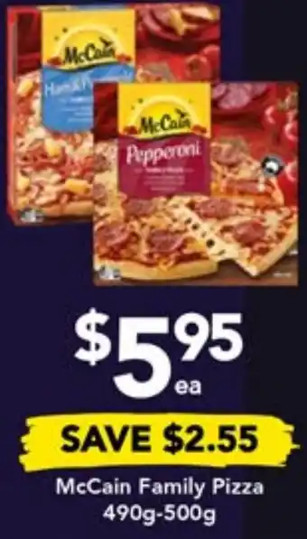 Drakes McCain Family Pizza 490g-500g offer