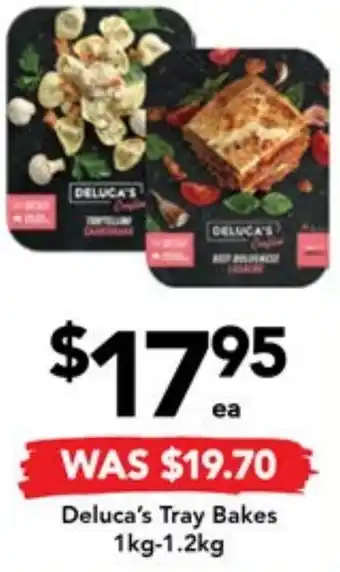 Drakes Deluca's Tray Bakes 1kg-1.2kg offer