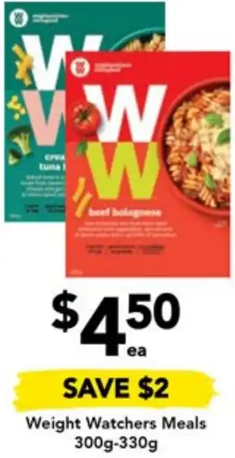 Drakes Weight Watchers Meals 300g-330g offer