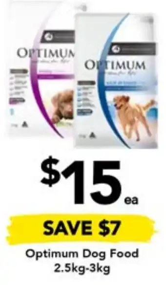 Drakes Optimum Dog Food 2.5kg-3kg offer