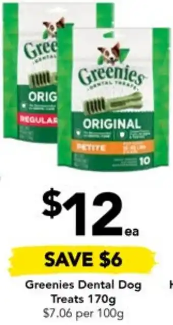 Drakes Greenies Dental Dog Treats 170g offer