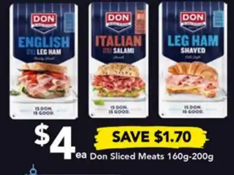 Drakes Don Sliced Meats 160g-200g offer
