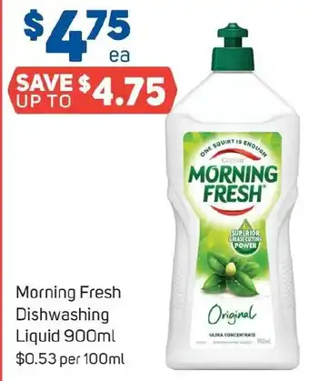 Foodland Morning Fresh Dishwashing Liquid 900ml offer