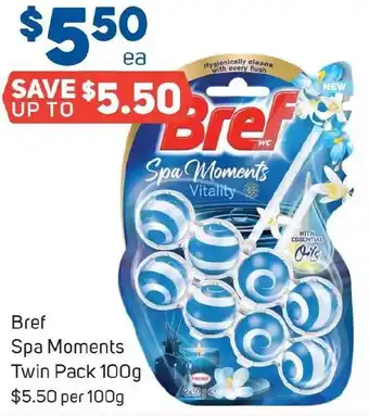 Foodland Bref Spa Moments Twin Pack 100g offer
