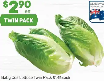 Foodland Baby Cos Lettuce Twin Pack offer