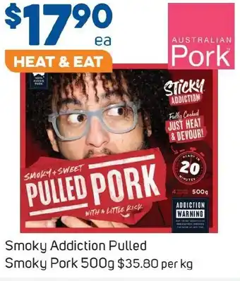 Foodland Smoky Addiction Pulled Smoky Pork 500g offer