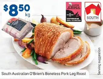 Foodland South Australian O'Brien's Boneless Pork Leg Roast offer