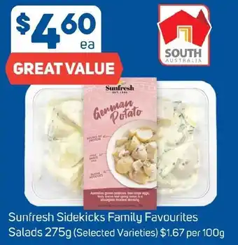 Foodland Sunfresh Sidekicks Family Favourites Salads 275g offer