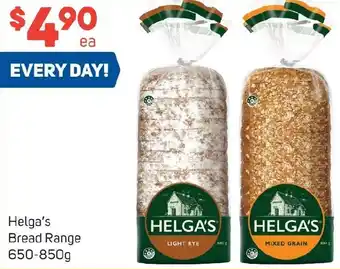 Foodland Helga's Bread Range 650-850g offer