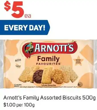 Foodland Arnott's Family Assorted Biscuits 500g offer