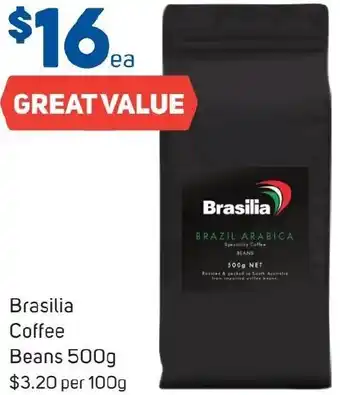 Foodland Brasilia Coffee Beans 500g offer
