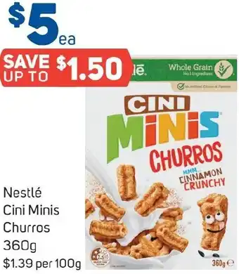 Foodland Nestlé Cini Minis Churros 360g offer