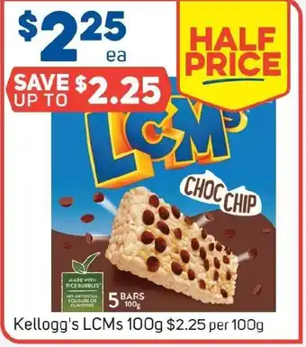 Foodland Kellogg's LCMs 100g offer