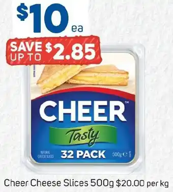 Foodland Cheer Cheese Slices 500g offer