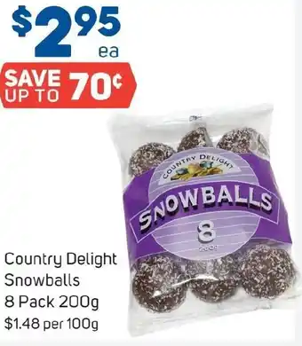 Foodland Country Delight Snowballs 8 Pack 200g offer